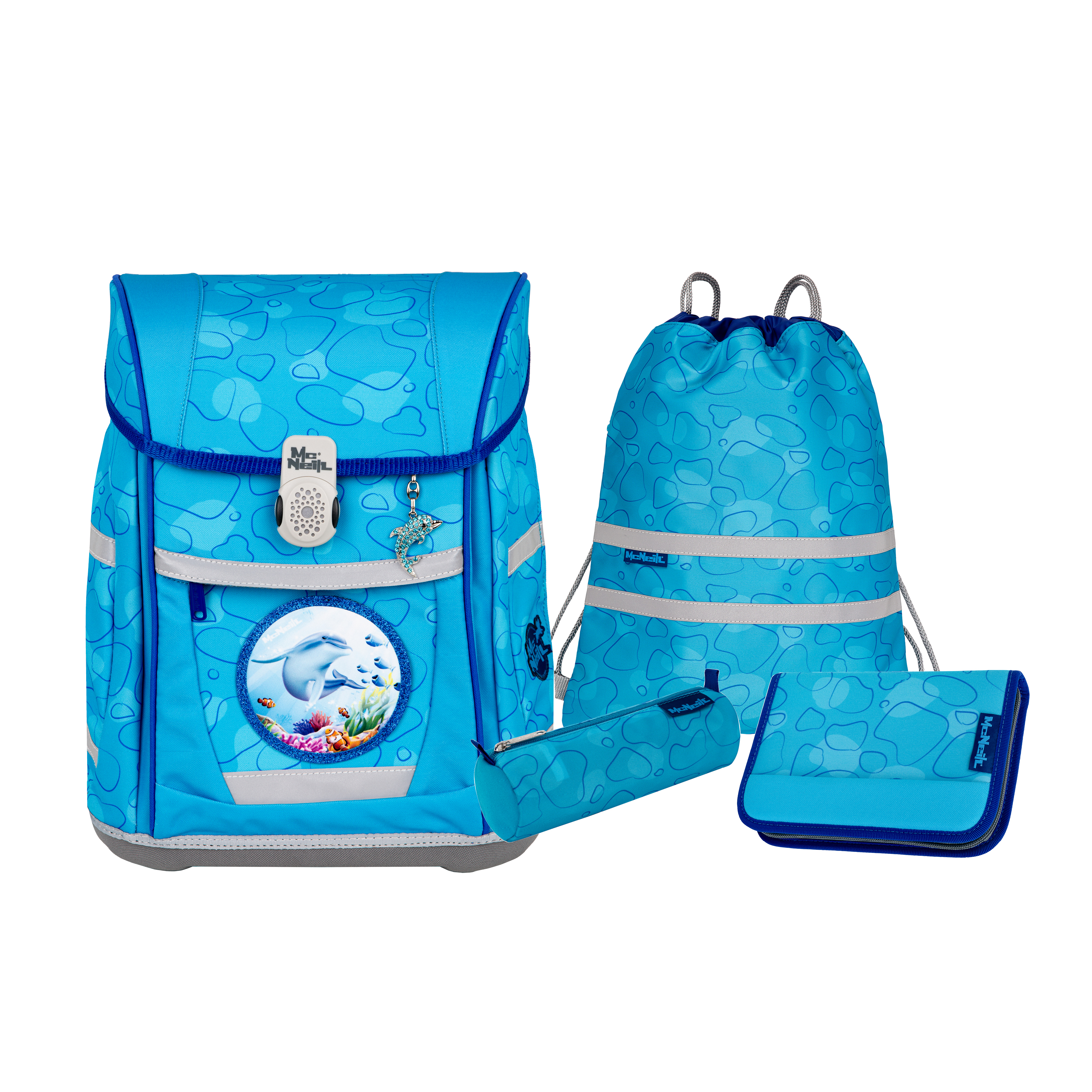 McNeill Tenero Schulranzen-Set Bubble