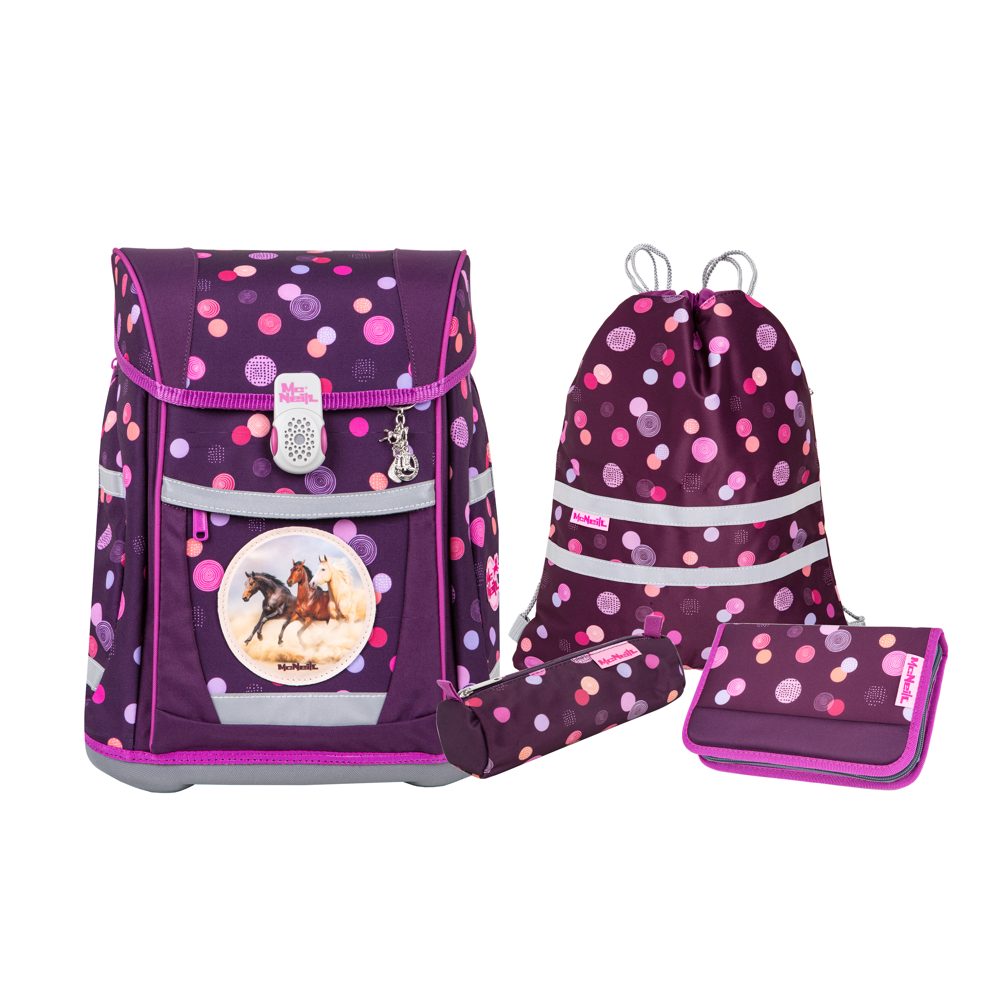 McNeill Tenero Schulranzen-Set Ruby