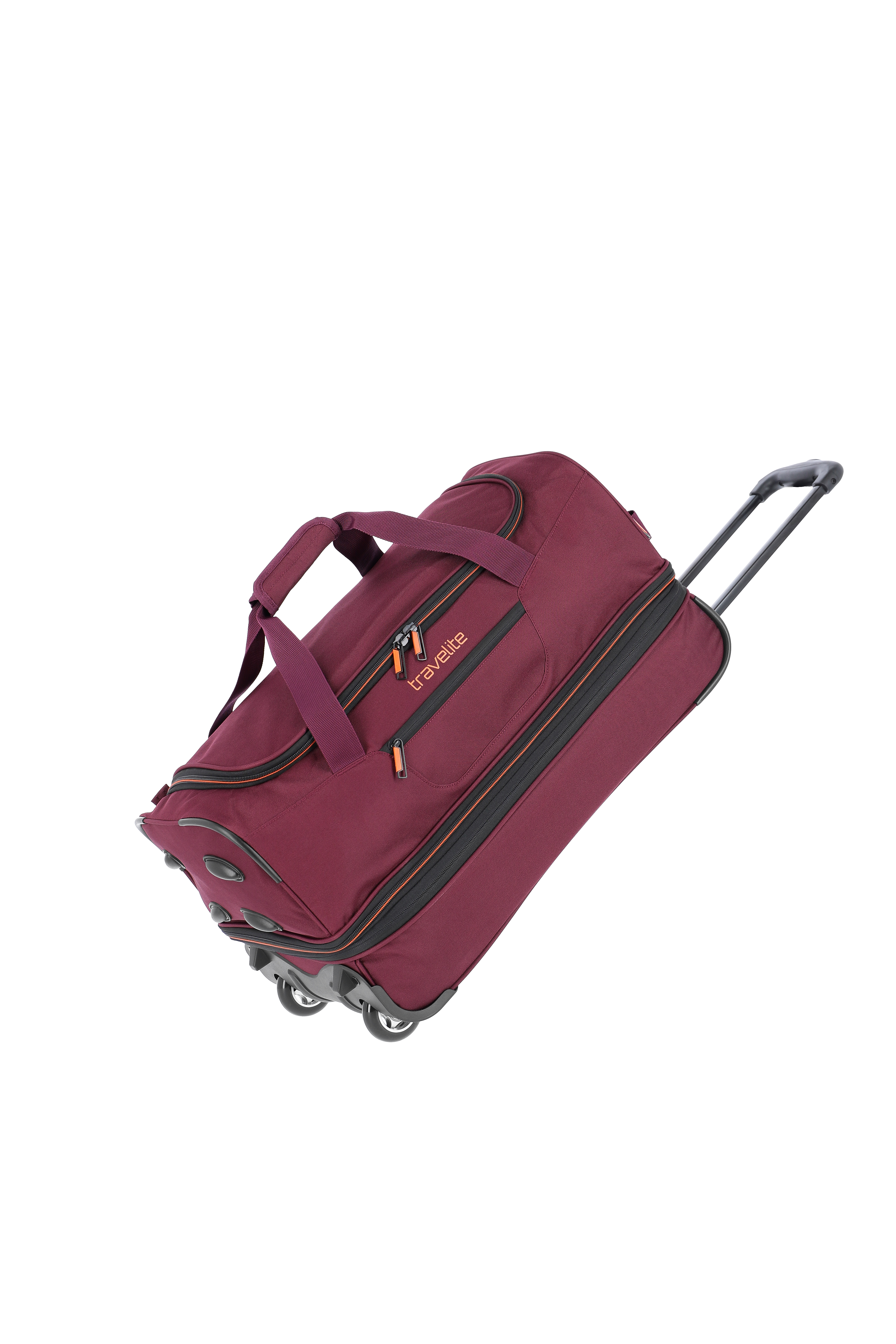 Travelite BASICS Rollenreisetasche erw. S, Bordeaux