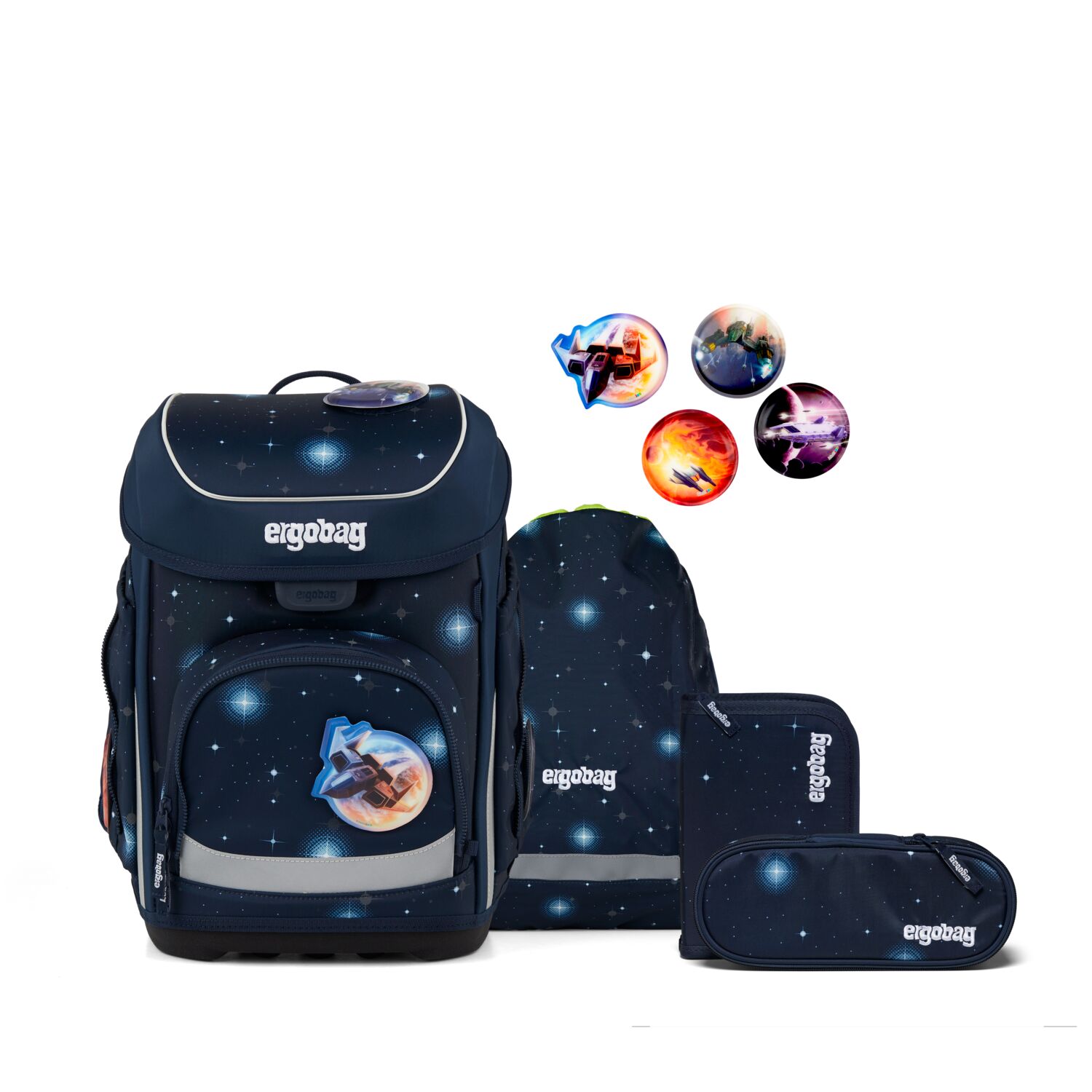 Ergobag Cubo Schulranzen-Set KoBärnikus