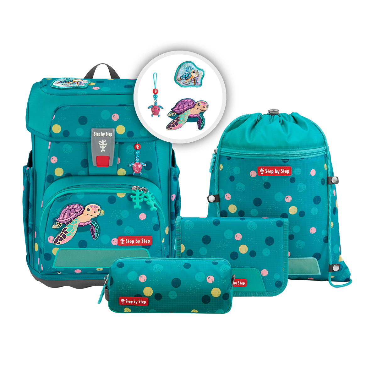 Step by Step Cloud Schulranzen-Set Turtle Josie