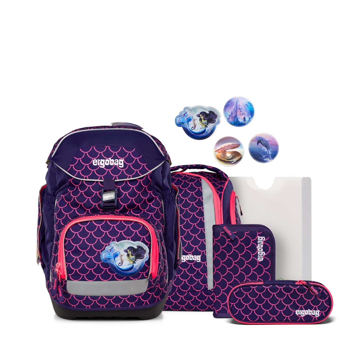 Ergobag Pack Schulranzen-Set PerlentauchBär