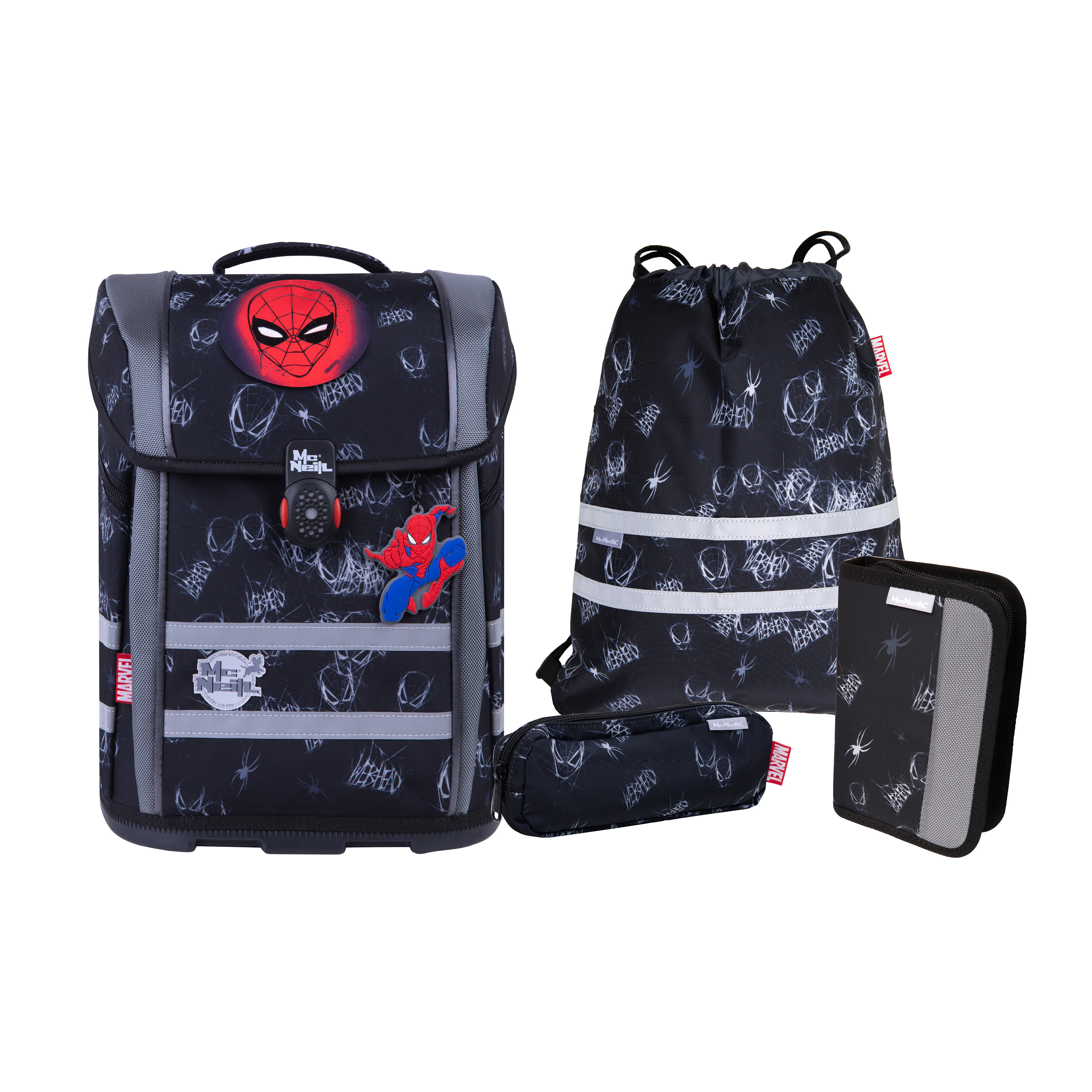 McNeill Perfecto Schulranzen-Set Spider Man II