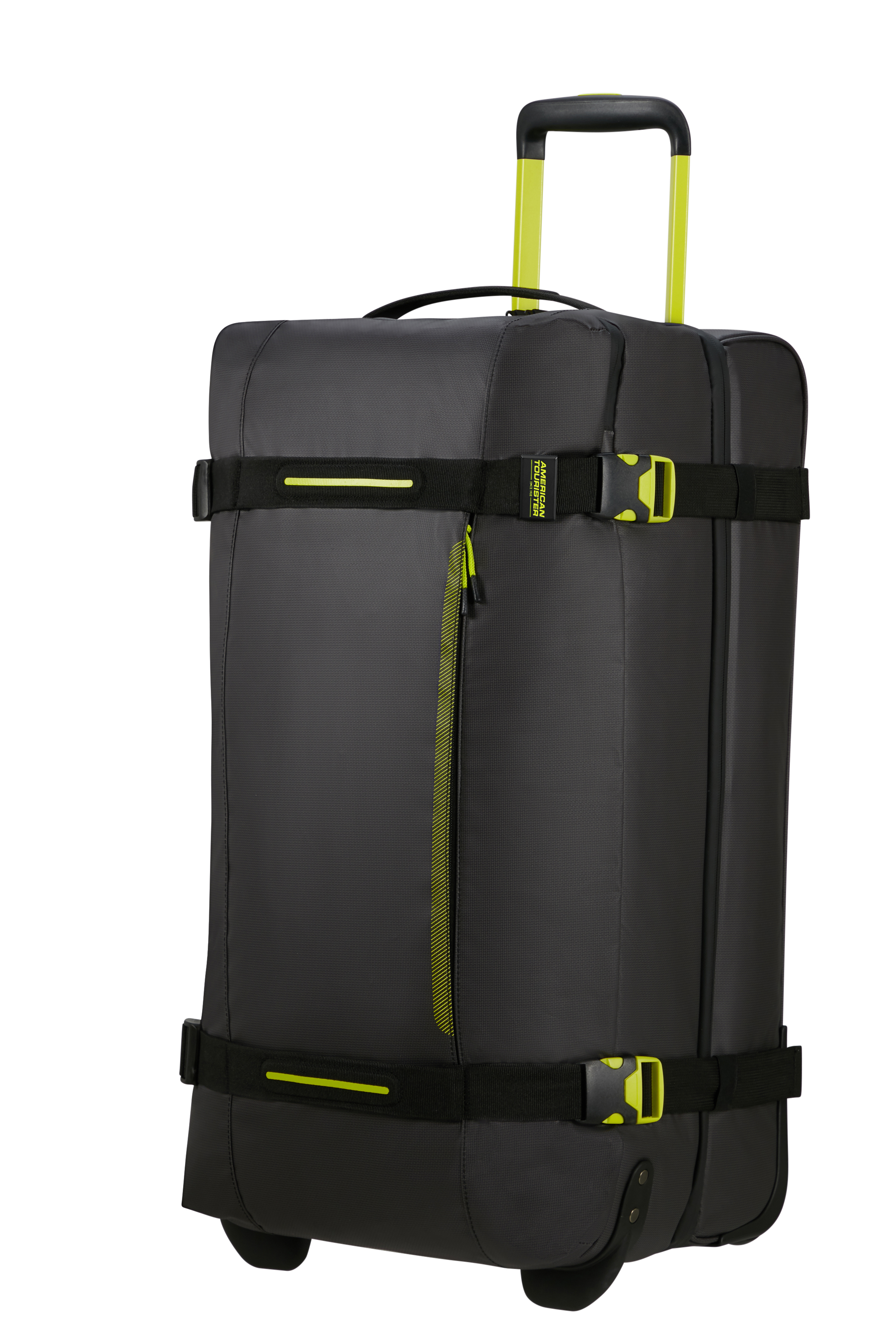American Tourister URBAN TRACK DUFFLE/WH M COATED, Black/Lime