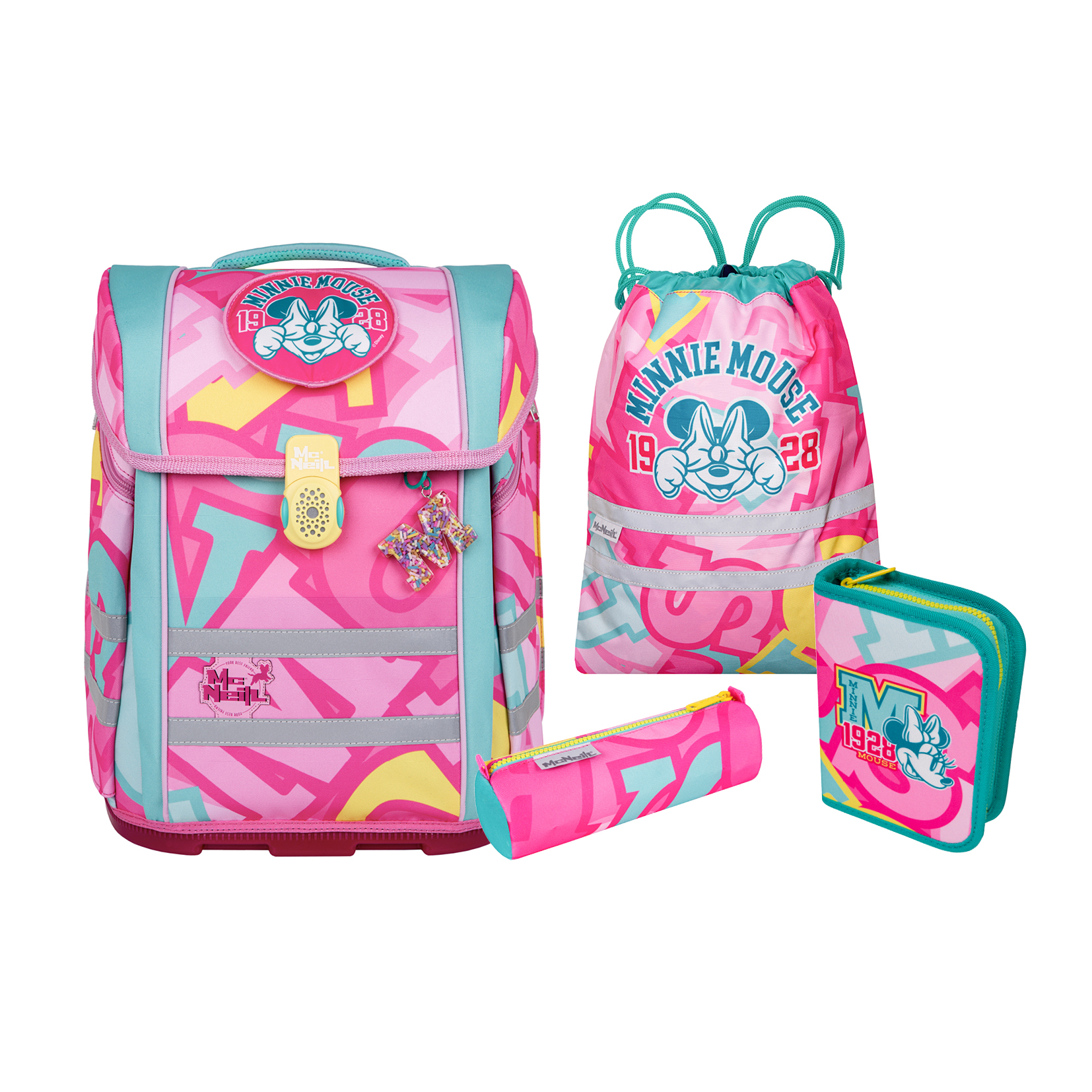 McNeill Perfecto Schulranzen-Set Minnie Mouse