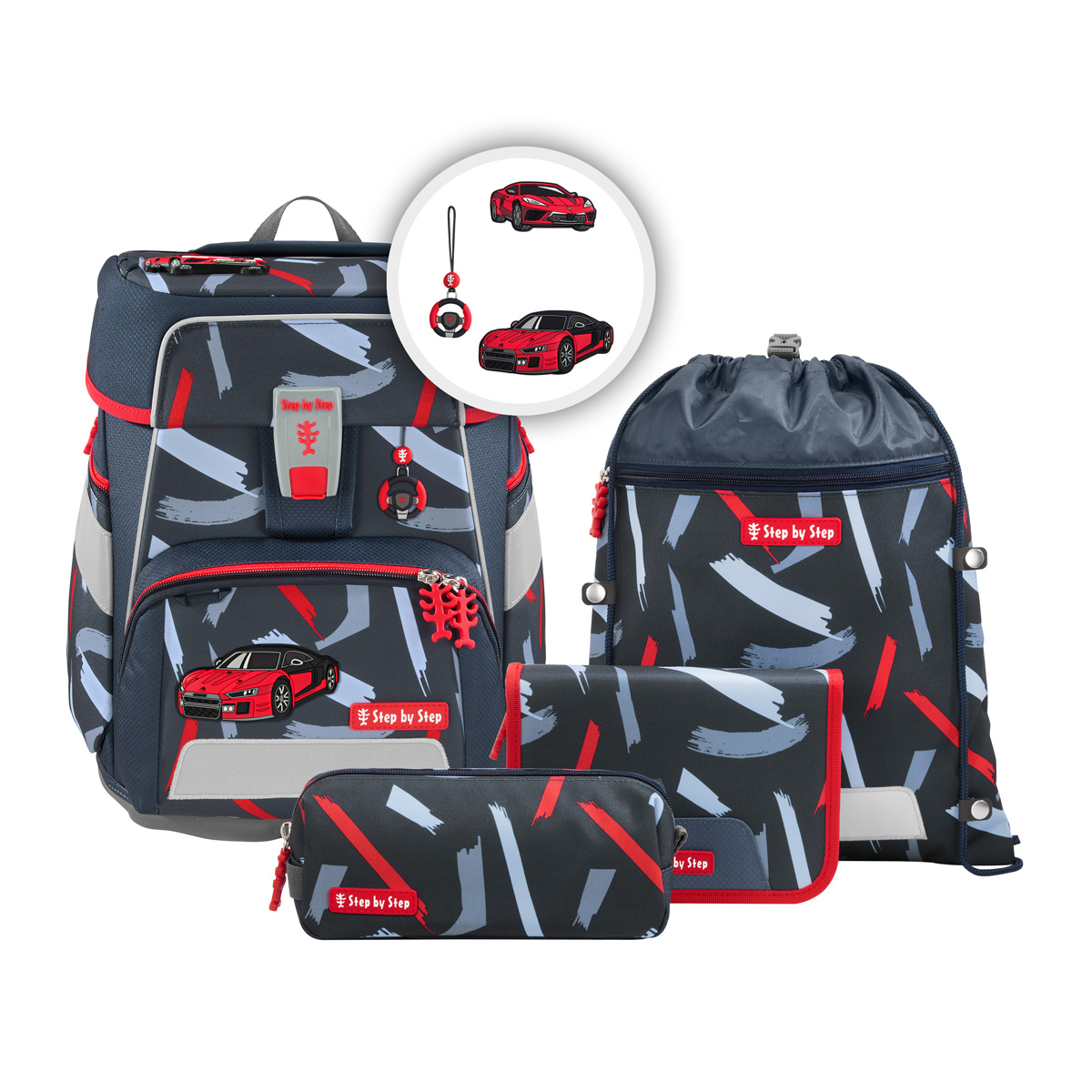 Step by Step Space Schulranzen-Set Sports Car Mick