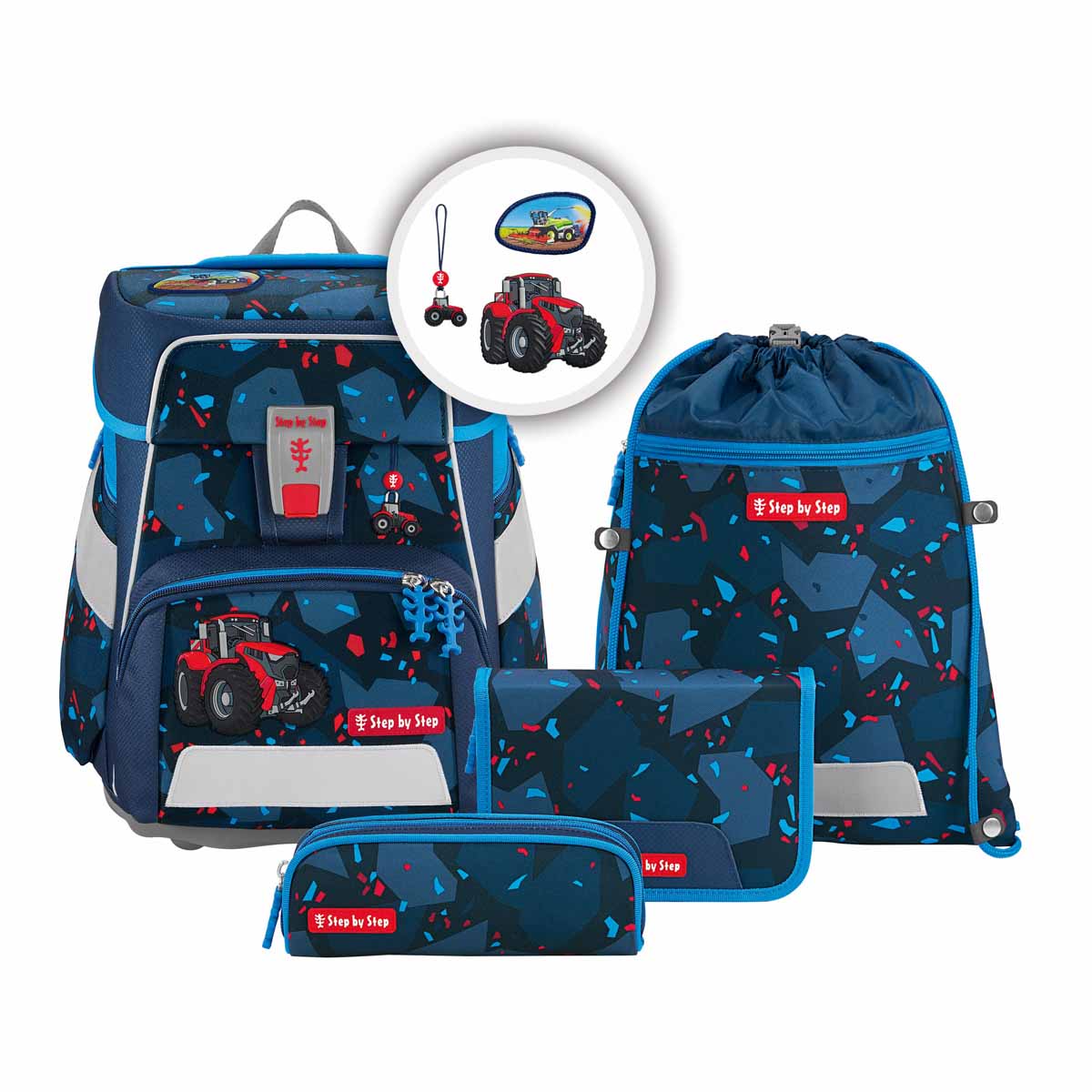 Step by Step Space Schulranzen-Set Tractor Freddy