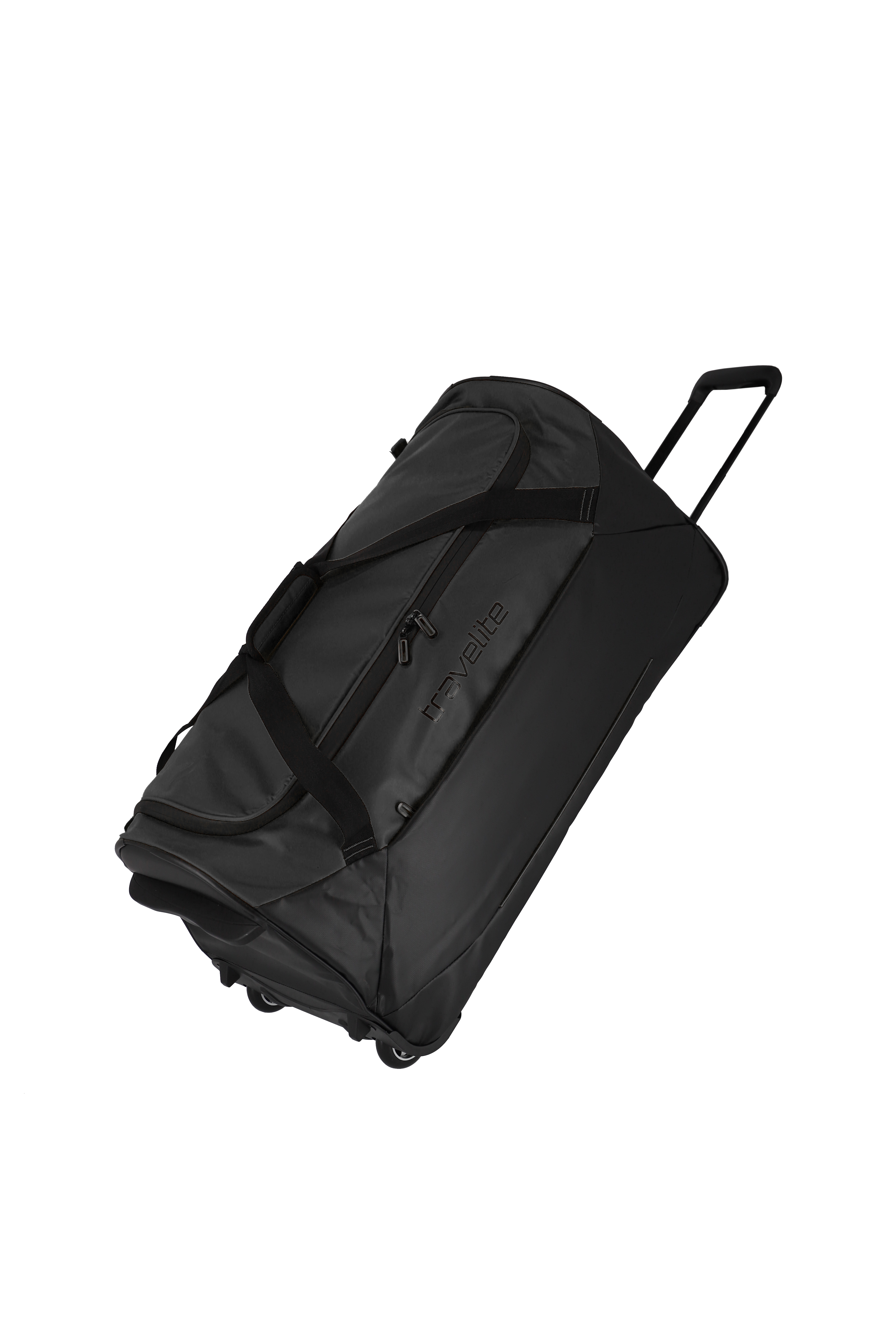 Travelite BASICS Rollenreisetasche L Plane, Schwarz