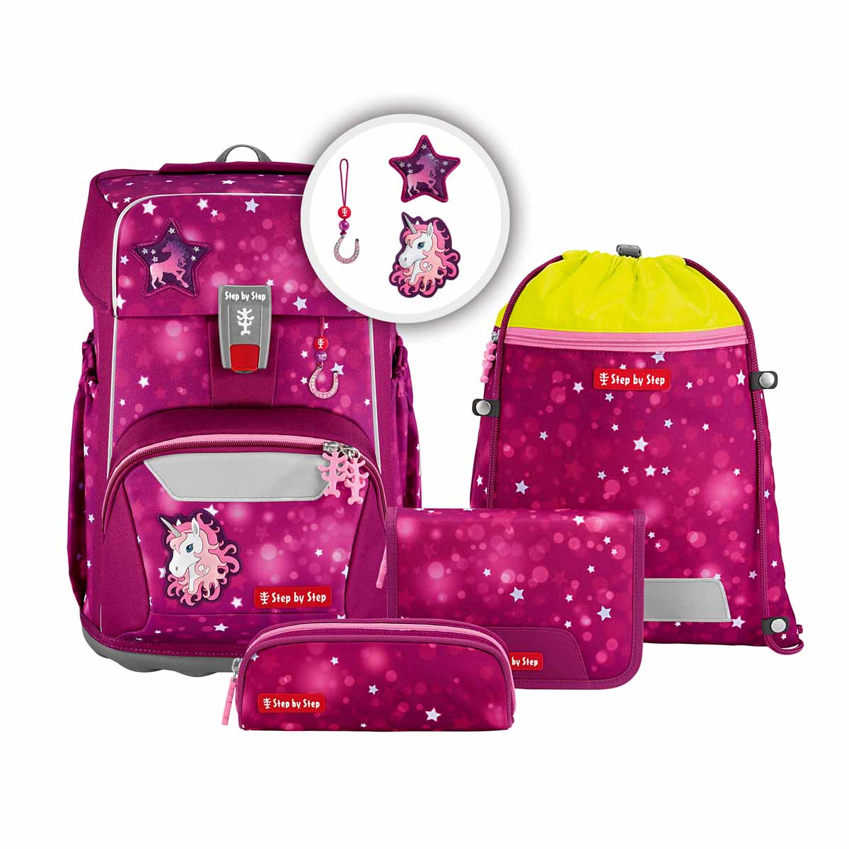 Step by Step Giant Schulranzen-Set Sweet Unicorn Nuala