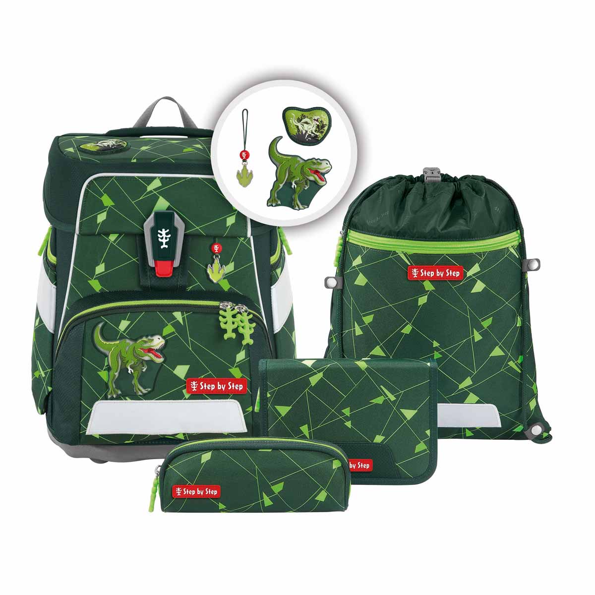 Step by Step Space Schulranzen-Set Dino Night Tyro