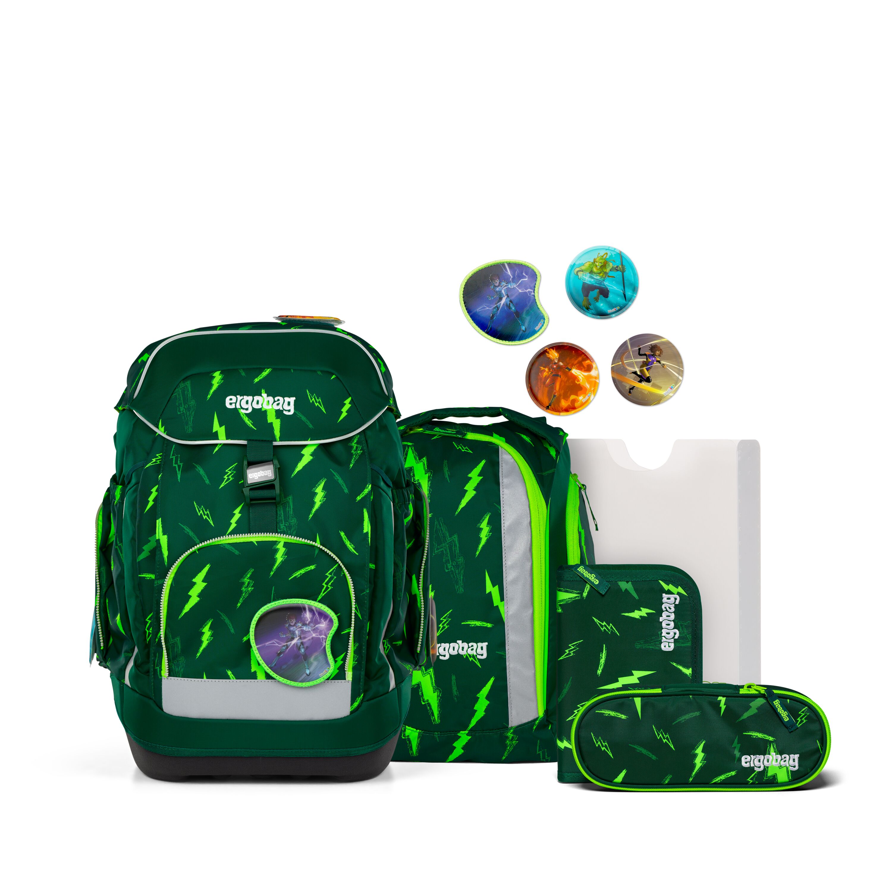 Ergobag Maxi Schulranzen-Set Bärtastisch