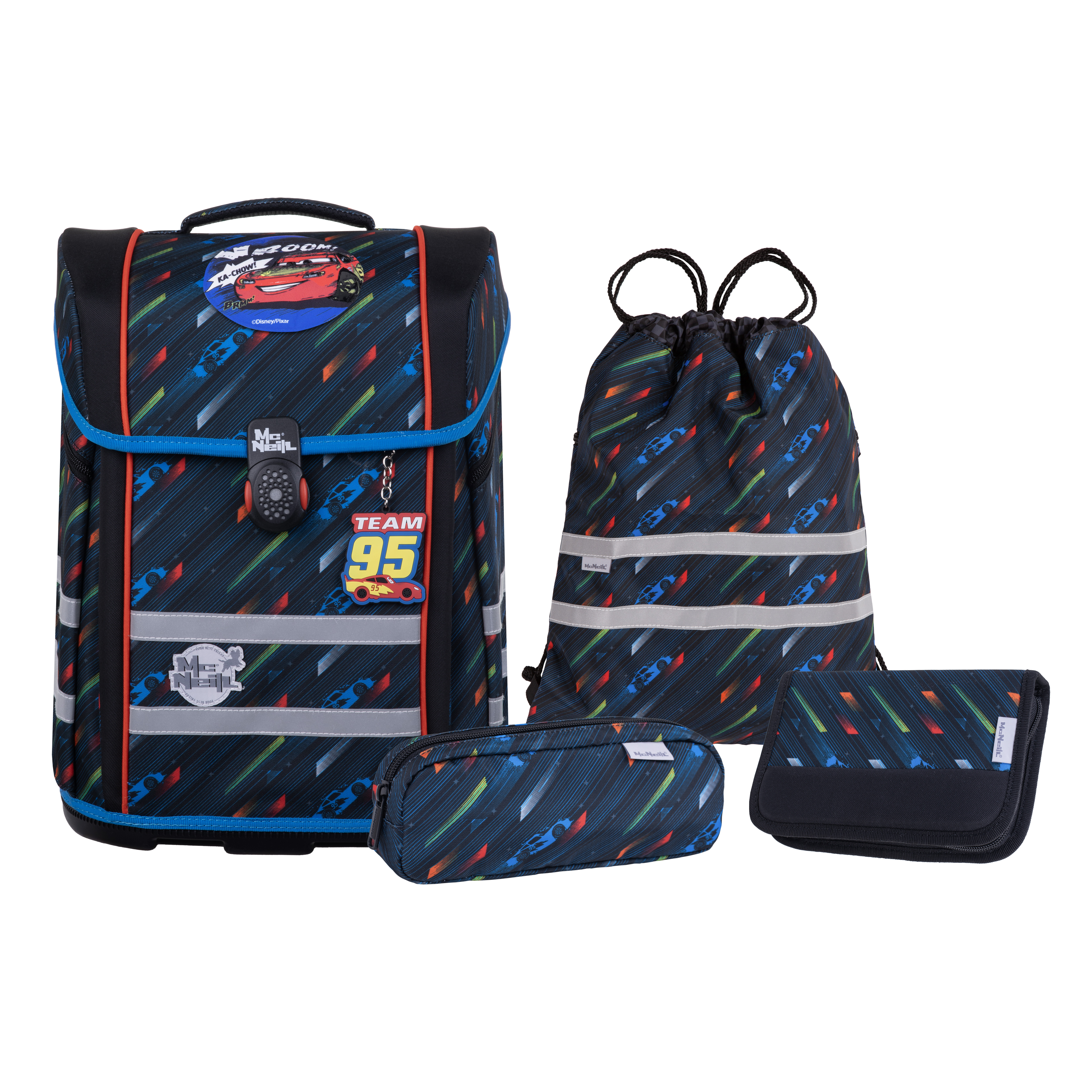 McNeill Perfecto Schulranzen-Set Cars