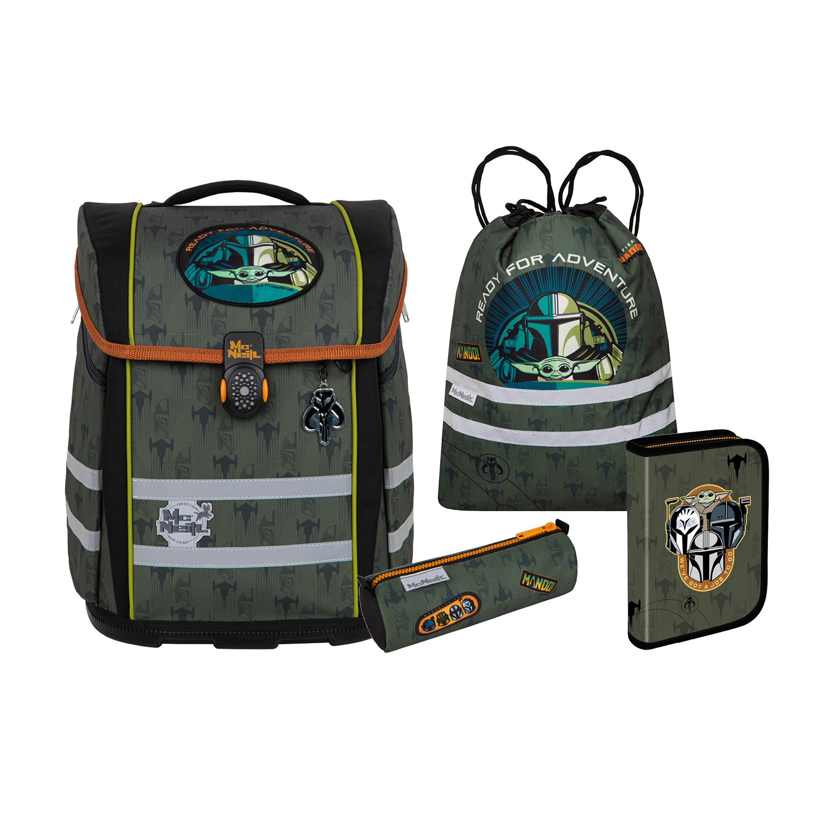McNeill Perfecto Schulranzen-Set Mandalorian