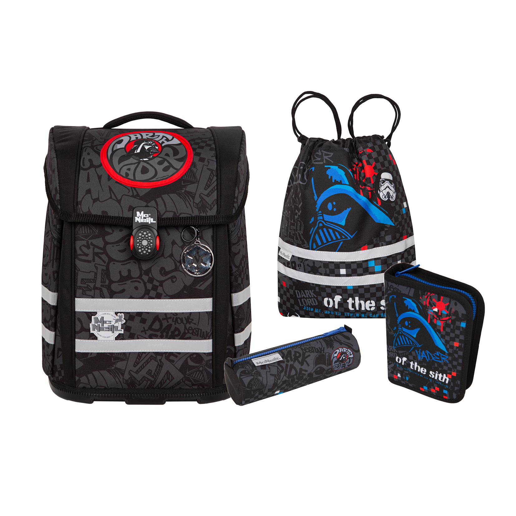 McNeill Perfecto Schulranzen-Set Darth Vader