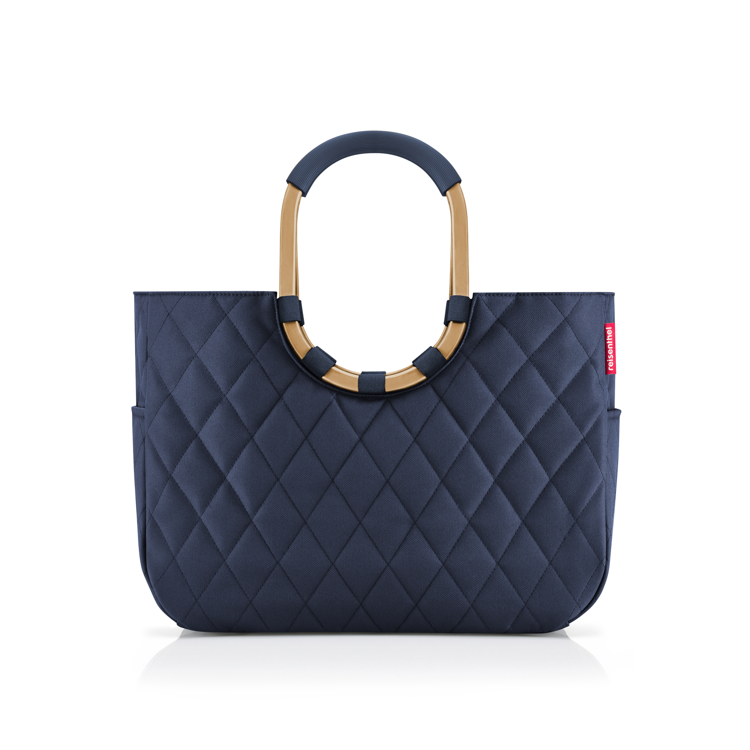 Reisenthel Loopshopper L, Rhombus Midnight Gold
