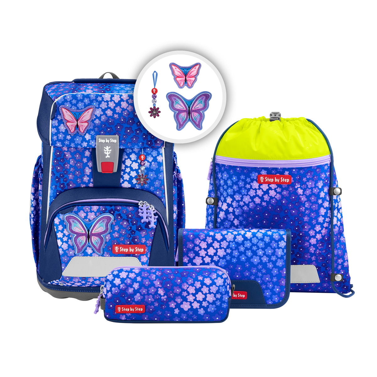 Step by Step Giant Schulranzen-Set Butterfly Maja