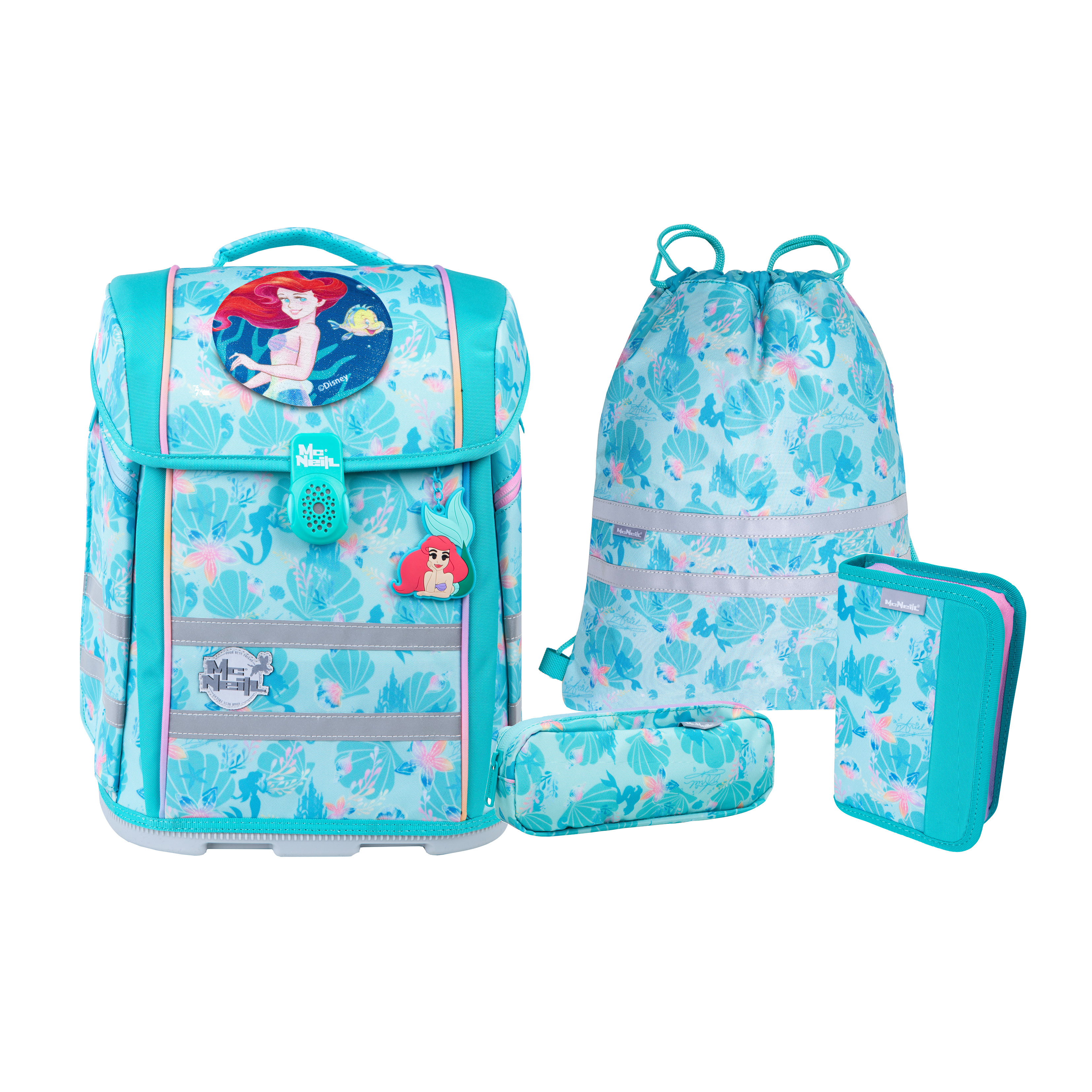 McNeill Perfecto Schulranzen-Set Arielle