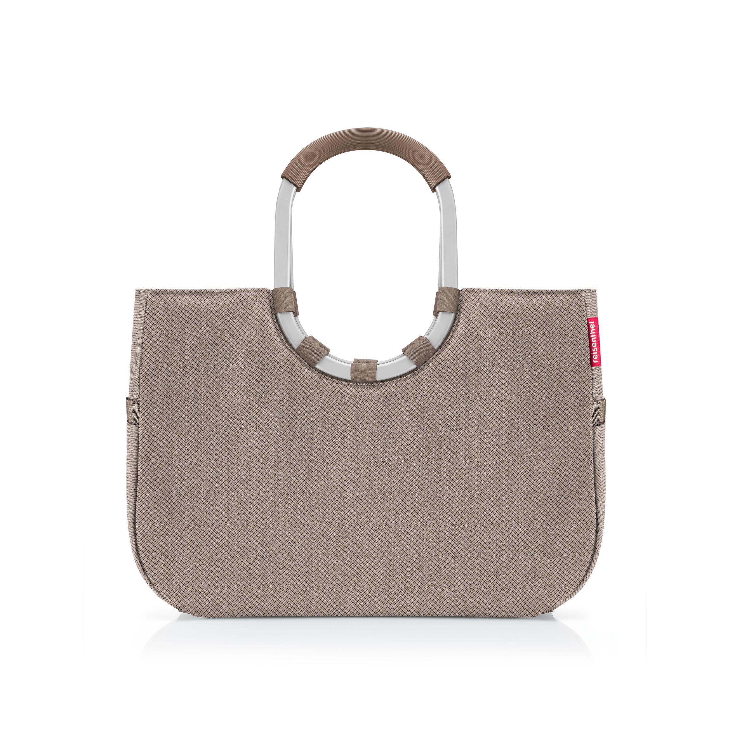Reisenthel Loopshopper L, Herringbone Mokka