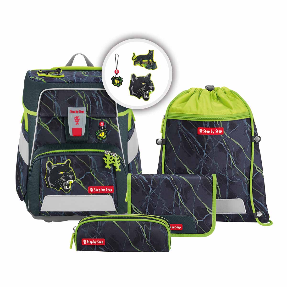 Step by Step Space Schulranzen-Set Danger Cat Chiko