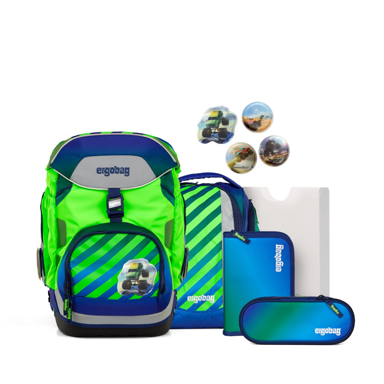 Ergobag Pack Schulranzen-Set TruckBär